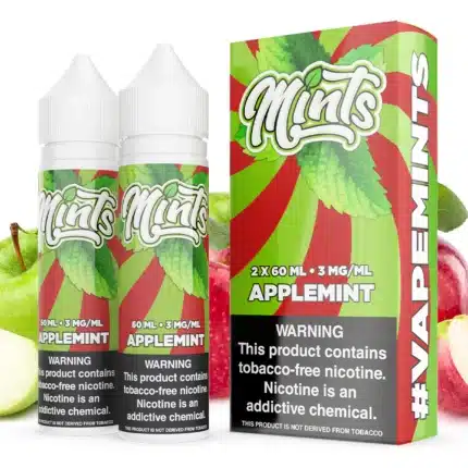 Buy Mints Vape Co. | AppleMint | Ejuice | Eliquid | 120 mL at Cheap Wholesale Distributor Deal Prices from ejuiceresellers.com