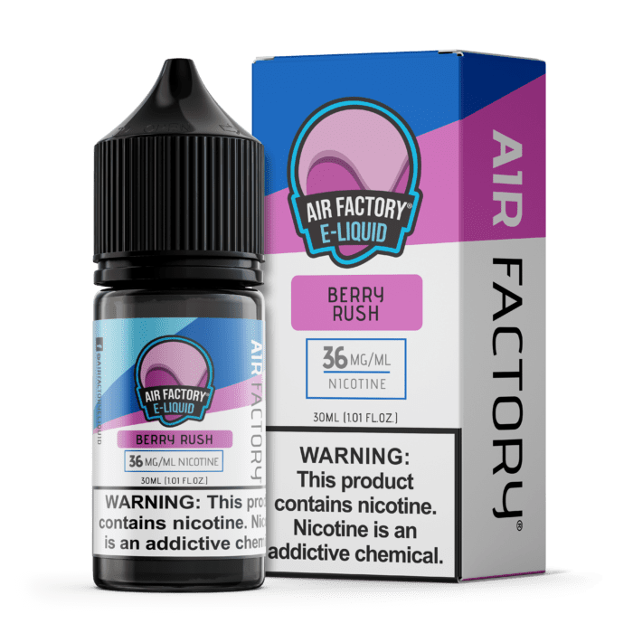 Buy Air Factory | Berry Rush | Salts | Ejuice | Eliquid | 30 mL at Cheap Wholesale Distributor Deal Prices from ejuiceresellers.com