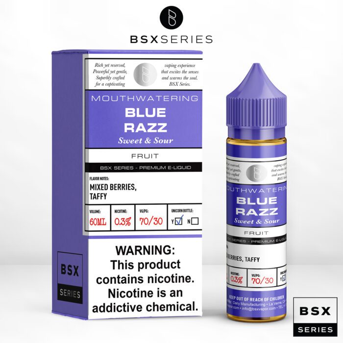 Buy Glas | Blue Razz BSX | Ejuice | Eliquid | 60 ml at Cheap Wholesale Distributor Deal Prices from ejuiceresellers.com