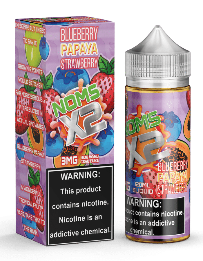Buy Nomenon | Blueberry Papaya Strawberry Noms X2 | Ejuice | Eliquid | 120 ml E-Juice Resellers at Cheap Wholesale Distributor Deal Prices from ejuiceresellers.com