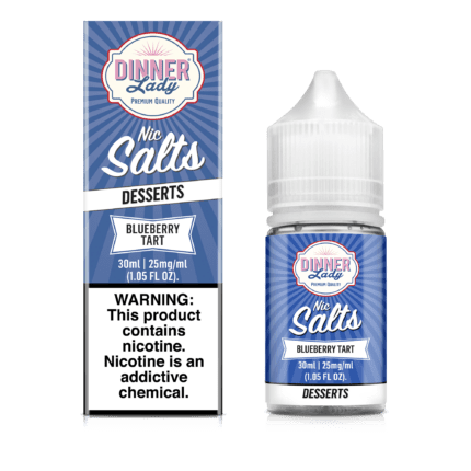 Buy Dinner Lady | Blueberry Tart Desserts | Ejuice | Eliquid | Salts | 30 ml at Cheap Wholesale Distributor Deal Prices from ejuiceresellers.com