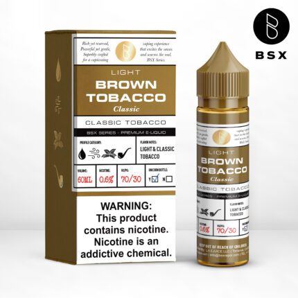 Buy Glas | Brown Tobacco BSX | Ejuice | Eliquid | 60 ml at Cheap Wholesale Distributor Deal Prices from ejuiceresellers.com