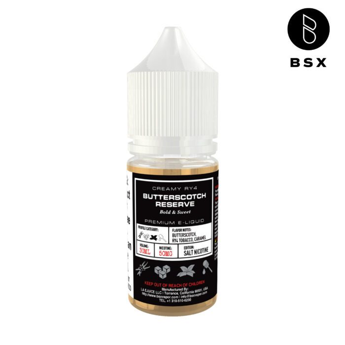 Buy Glas | Butterscotch Reserve BSX | Ejuice | Eliquid | Salt |30 ml at Cheap Wholesale Distributor Deal Prices from ejuiceresellers.com