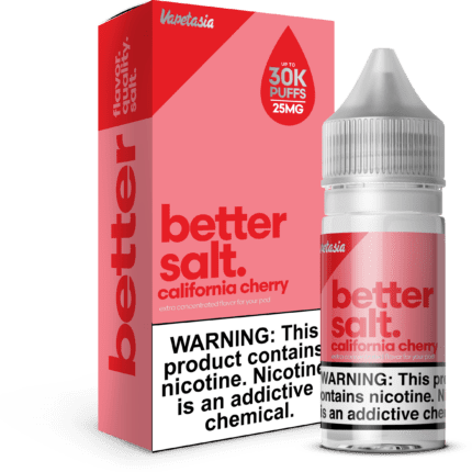 Buy better salt | California Cherry | Ejuice | Eliquid | Salts | 120 mL at Cheap Wholesale Distributor Deal Prices from ejuiceresellers.com