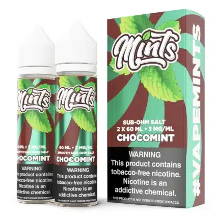Buy Mints Vape Co. | ChocoMint | Ejuice | Eliquid | 120 mL at Cheap Wholesale Distributor Deal Prices from ejuiceresellers.com