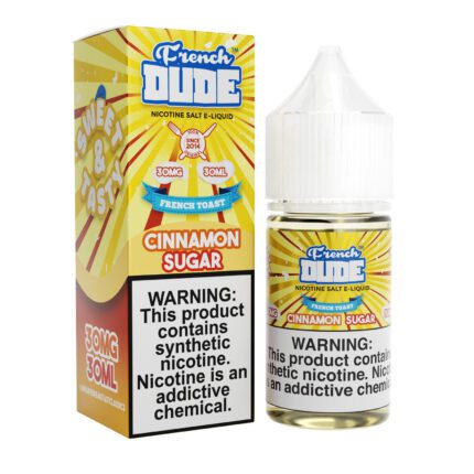 Buy French Dude | Cinnamon Sugar | Ejuice | Eliquid | Salts | 30 mL at Cheap Wholesale Distributor Deal Prices from ejuiceresellers.com