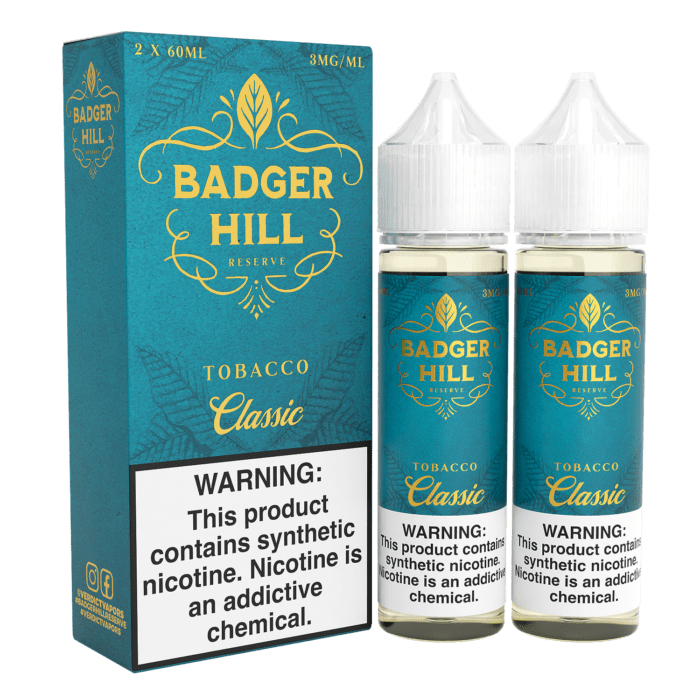 Buy Badger Hill | Classic | ELiquid 120ml | E-Juice | EjuiceResellers at Cheap Wholesale Distributor Deal Prices from ejuiceresellers.com