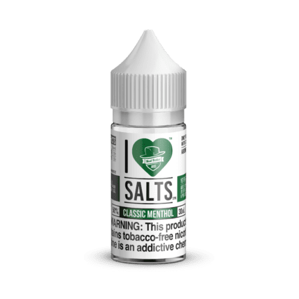 Buy I Love Salts | Classic Menthol | Ejuice | Eliquid | 30 mL at Cheap Wholesale Distributor Deal Prices from ejuiceresellers.com