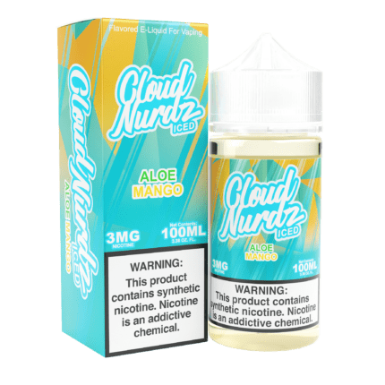 Buy Cloud Nurdz | Iced Aloe Mango | Ejuice | Eliquid | 100 ml E-Juice Resellers at Cheap Wholesale Distributor Deal Prices from ejuiceresellers.com