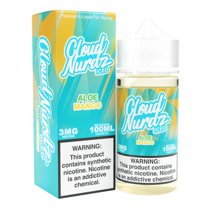 Buy Cloud Nurdz | Iced Aloe Mango | Ejuice | Eliquid | 100 ml E-Juice Resellers at Cheap Wholesale Distributor Deal Prices from ejuiceresellers.com