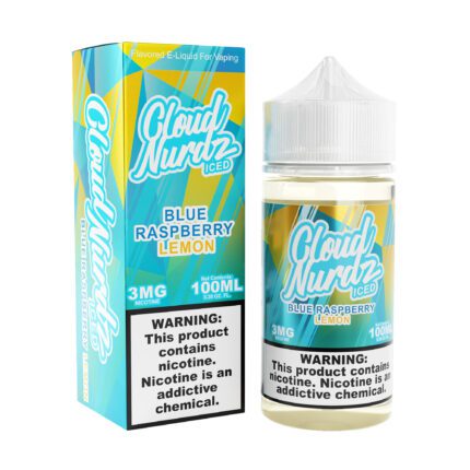 Buy Cloud Nurdz | Iced Blue Raspberry Lemon | Ejuice | Eliquid | 100 ml E-Juice Resellers at Cheap Wholesale Distributor Deal Prices from ejuiceresellers.com