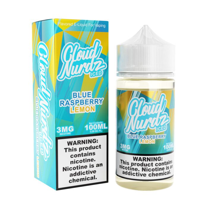 Buy Cloud Nurdz | Iced Blue Raspberry Lemon | Ejuice | Eliquid | 100 ml E-Juice Resellers at Cheap Wholesale Distributor Deal Prices from ejuiceresellers.com