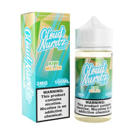 Buy Cloud Nurdz | Iced Kiwi Melon | Ejuice | Eliquid | 100 ml E-Juice Resellers at Cheap Wholesale Distributor Deal Prices from ejuiceresellers.com