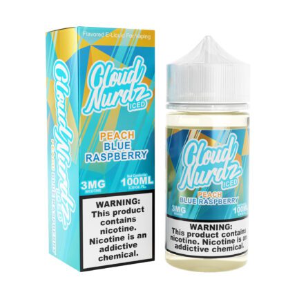 Buy Cloud Nurdz | Iced Peach Raspberry | Ejuice | Eliquid | 100 ml E-Juice Resellers at Cheap Wholesale Distributor Deal Prices from ejuiceresellers.com