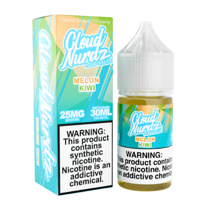 Buy Cloud Nurdz | Iced Melon Kiwi | Ejuice | Eliquid | Salt | 30 ml E-Juice Resellers at Cheap Wholesale Distributor Deal Prices from ejuiceresellers.com