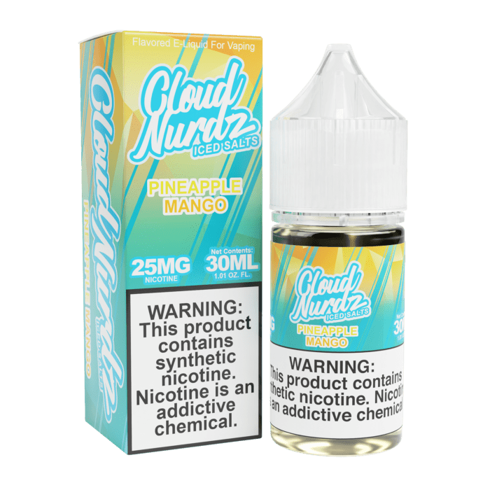 Buy Cloud Nurdz | Iced Pineapple Mango | Ejuice | Eliquid | Salt | 30 ml E-Juice Resellers at Cheap Wholesale Distributor Deal Prices from ejuiceresellers.com