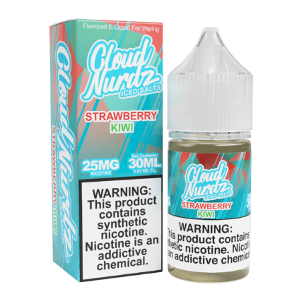 Buy Cloud Nurdz | Iced Strawberry Kiwi | Ejuice | Eliquid | Salt | 30 ml E-Juice Resellers at Cheap Wholesale Distributor Deal Prices from ejuiceresellers.com