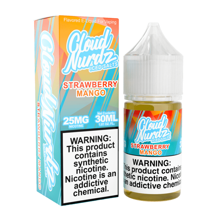 Buy Cloud Nurdz | Iced Strawberry Mango | Ejuice | Eliquid | Salt | 30 ml E-Juice Resellers at Cheap Wholesale Distributor Deal Prices from ejuiceresellers.com