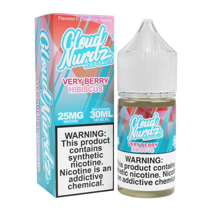 Buy Cloud Nurdz | Iced Very Berry Hibiscus | Ejuice | Eliquid | Salt | 30 ml E-Juice Resellers at Cheap Wholesale Distributor Deal Prices from ejuiceresellers.com