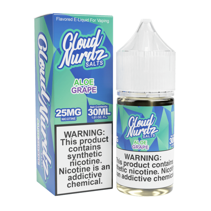 Buy Cloud Nurdz | Aloe Grape | Ejuice | Eliquid | Salt | 30 ml E-Juice Resellers at Cheap Wholesale Distributor Deal Prices from ejuiceresellers.com