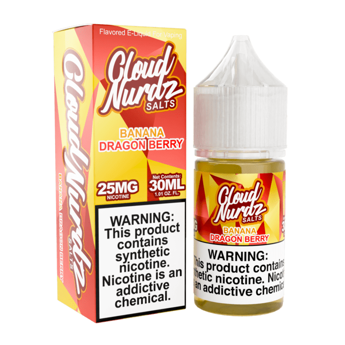 Buy Cloud Nurdz | Banana Dragon Berry | Ejuice | Eliquid | Salt | 30 ml E-Juice Resellers at Cheap Wholesale Distributor Deal Prices from ejuiceresellers.com