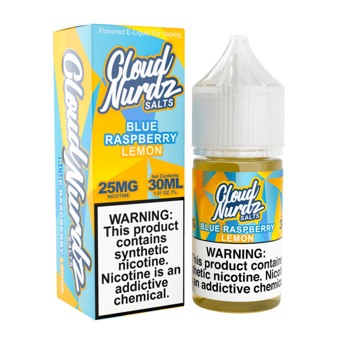 Buy Cloud Nurdz | Blue Raspberry Lemon | Ejuice | Eliquid | Salt | 30 ml E-Juice Resellers at Cheap Wholesale Distributor Deal Prices from ejuiceresellers.com