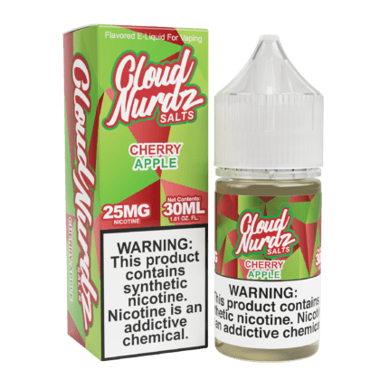 Buy Cloud Nurdz | Cherry Apple | Ejuice | Eliquid | Salt | 30 ml E-Juice Resellers at Cheap Wholesale Distributor Deal Prices from ejuiceresellers.com
