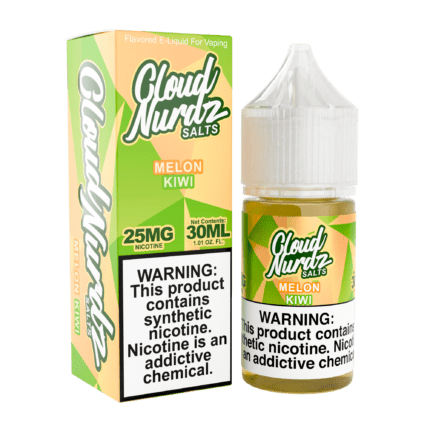 Buy Cloud Nurdz | Melon Kiwi | Ejuice | Eliquid | Salt | 30 ml E-Juice Resellers at Cheap Wholesale Distributor Deal Prices from ejuiceresellers.com