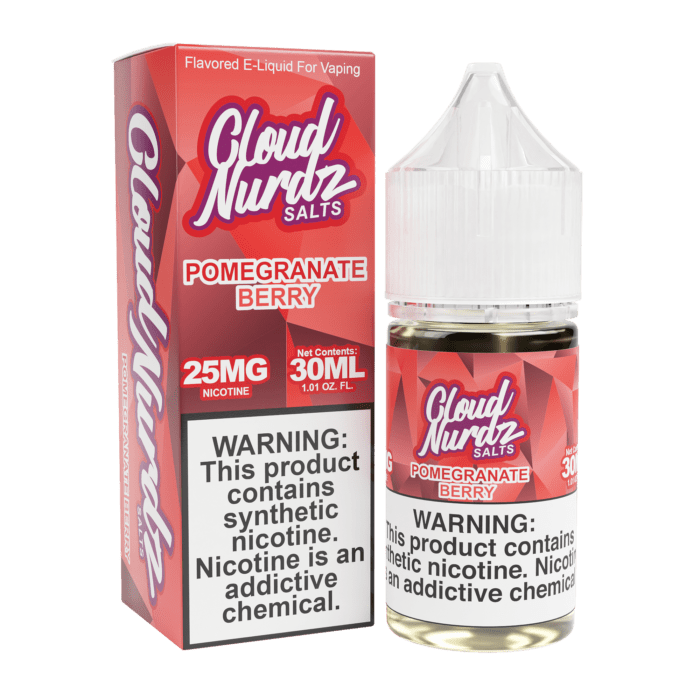 Buy Cloud Nurdz | Pomegranate Berry | Ejuice | Eliquid | Salt | 30 ml E-Juice Resellers at Cheap Wholesale Distributor Deal Prices from ejuiceresellers.com
