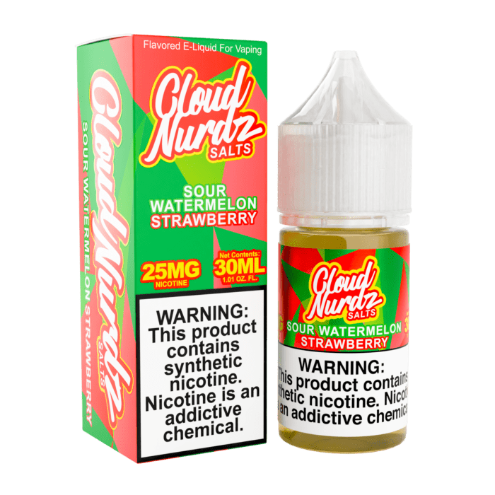 Buy Cloud Nurdz | Watermelon Strawberry | Ejuice | Eliquid | Salt | 30 ml E-Juice Resellers at Cheap Wholesale Distributor Deal Prices from ejuiceresellers.com
