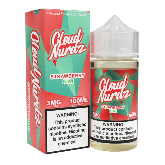 Buy Cloud Nurdz | Strawberry Kiwi | Ejuice | Eliquid | 100 ml E-Juice Resellers at Cheap Wholesale Distributor Deal Prices from ejuiceresellers.com