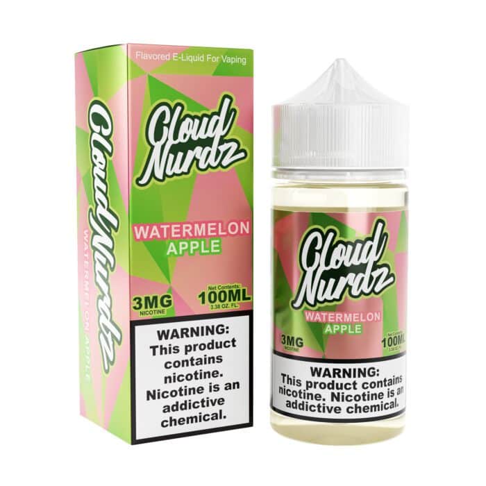 Buy Cloud Nurdz | Watermelon Apple | Ejuice | Eliquid | 100 ml E-Juice Resellers at Cheap Wholesale Distributor Deal Prices from ejuiceresellers.com