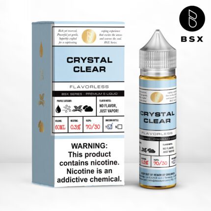 Buy Glas | Crystal Clear BSX | Ejuice | Eliquid | 60 ml at Cheap Wholesale Distributor Deal Prices from ejuiceresellers.com