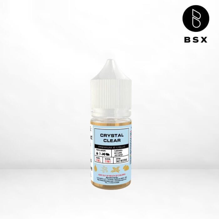 Buy Glas | Crystal Clear BSX | Ejuice | Eliquid | Salt |30 ml at Cheap Wholesale Distributor Deal Prices from ejuiceresellers.com