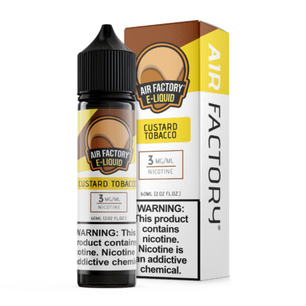Buy Air Factory | Custard Tobacco | Ejuice | Eliquid | 60mL at Cheap Wholesale Distributor Deal Prices from ejuiceresellers.com