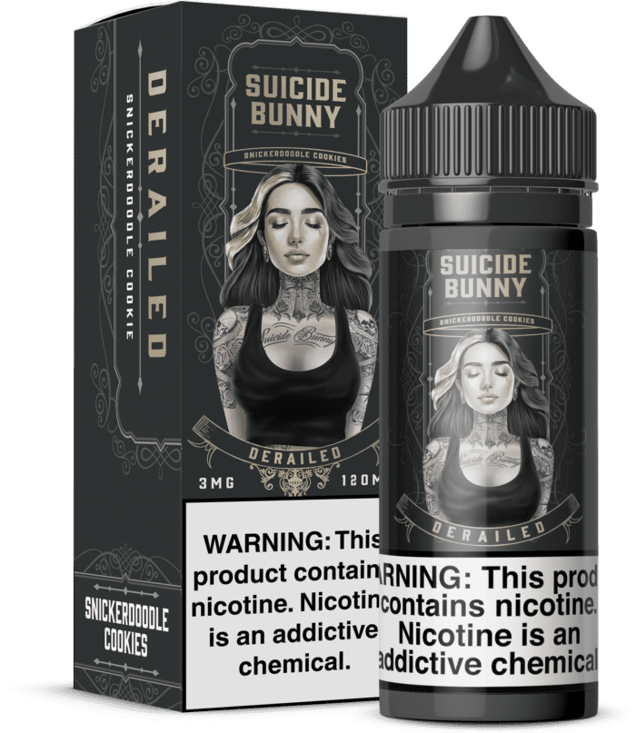 Buy Suicide Bunny | Derailed | Ejuice | Eliquid | Salt | 120 ml at Cheap Wholesale Distributor Deal Prices from ejuiceresellers.com