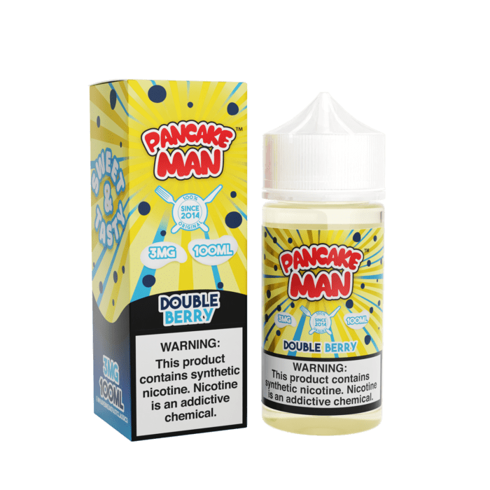 Buy Pancake Man | Double Berry | Ejuice | Eliquid | 100 mL at Cheap Wholesale Distributor Deal Prices from ejuiceresellers.com