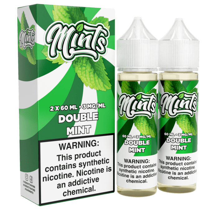 Buy Mints | Double Mint | Ejuice | Eliquid | 60 mL at Cheap Wholesale Distributor Deal Prices from ejuiceresellers.com