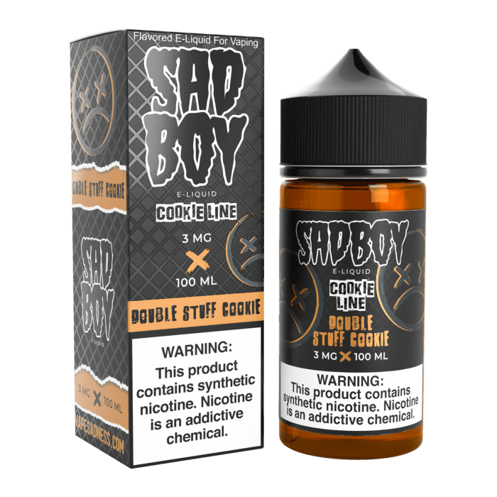 Buy Sad Boy | Double Stuff Cookie Line | Ejuice | Eliquid | 100 mL at Cheap Wholesale Distributor Deal Prices from ejuiceresellers.com