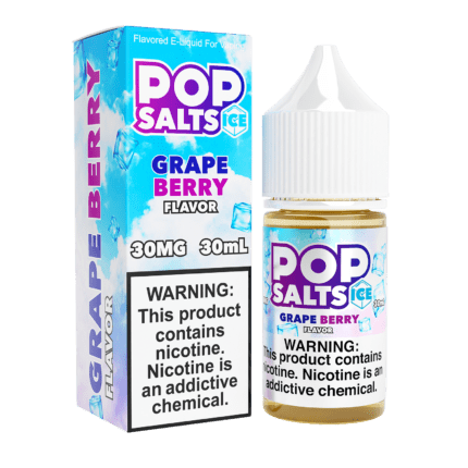 Buy Pop Salts | Grape Berry Ice | Salts | Ejuice | Eliquid | 30 mL at Cheap Wholesale Distributor Deal Prices from ejuiceresellers.com