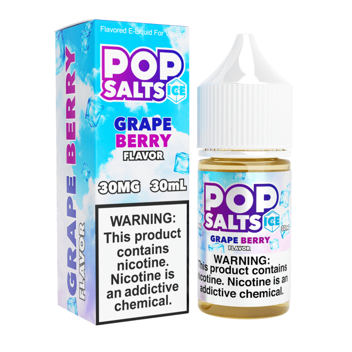 Buy Pop Salts | Grape Berry Ice | Salts | Ejuice | Eliquid | 30 mL at Cheap Wholesale Distributor Deal Prices from ejuiceresellers.com