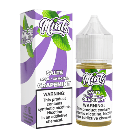 Buy Mints | Grape Mint | Ejuice | Eliquid | 30 mL at Cheap Wholesale Distributor Deal Prices from ejuiceresellers.com