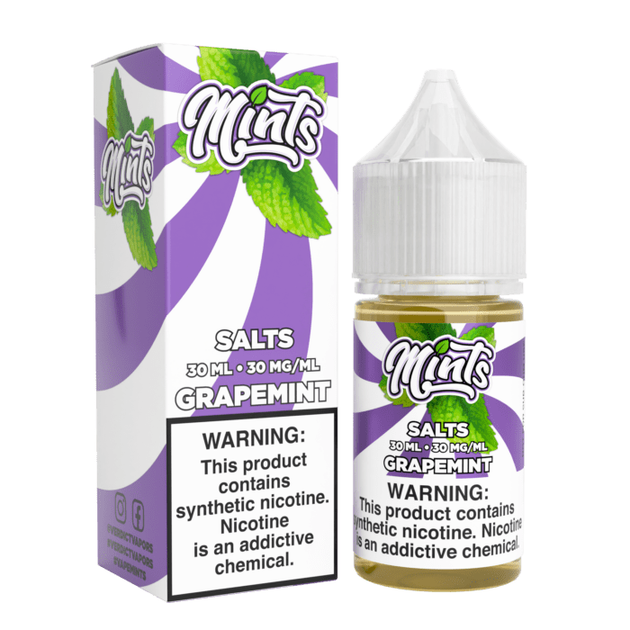 Buy Mints | Grape Mint | Ejuice | Eliquid | 30 mL at Cheap Wholesale Distributor Deal Prices from ejuiceresellers.com