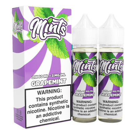 Buy Mints | Grapemint | Ejuice | Eliquid | 60 mL at Cheap Wholesale Distributor Deal Prices from ejuiceresellers.com