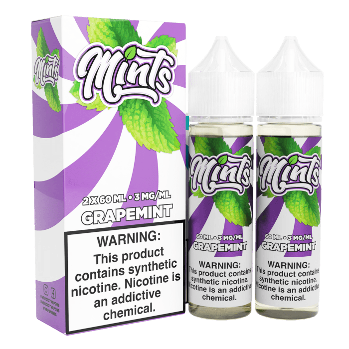 Buy Mints | Grapemint | Ejuice | Eliquid | 60 mL at Cheap Wholesale Distributor Deal Prices from ejuiceresellers.com