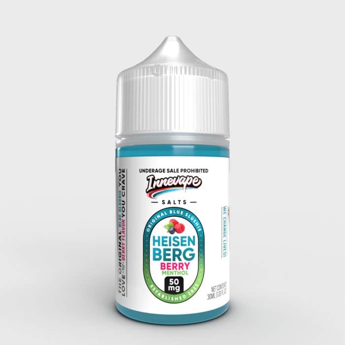 Buy Innevape | Menthol | Berry | Heisenberg | Original Blue Slushie | Salt | Ejuice | Eliquid | 30mL at Cheap Wholesale Distributor Deal Prices from ejuiceresellers.com