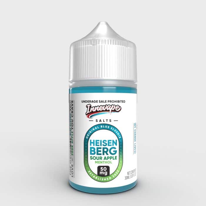 Buy Innevape | Menthol | Heisenberg | Original Blue Slushie |Sour Apple Menthol | Salts | Ejuice | Eliquid | 30mL at Cheap Wholesale Distributor Deal Prices from ejuiceresellers.com