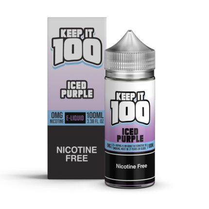Buy Keep It 100 | Iced Purple | Ejuice | Eliquid | 100 mL at Cheap Wholesale Distributor Deal Prices from ejuiceresellers.com