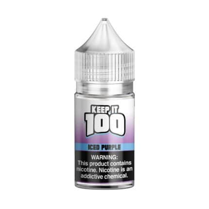 Buy Keep it 100 | Iced Purple | Ejuice | Eliquid | Salt |30 ml at Cheap Wholesale Distributor Deal Prices from ejuiceresellers.com