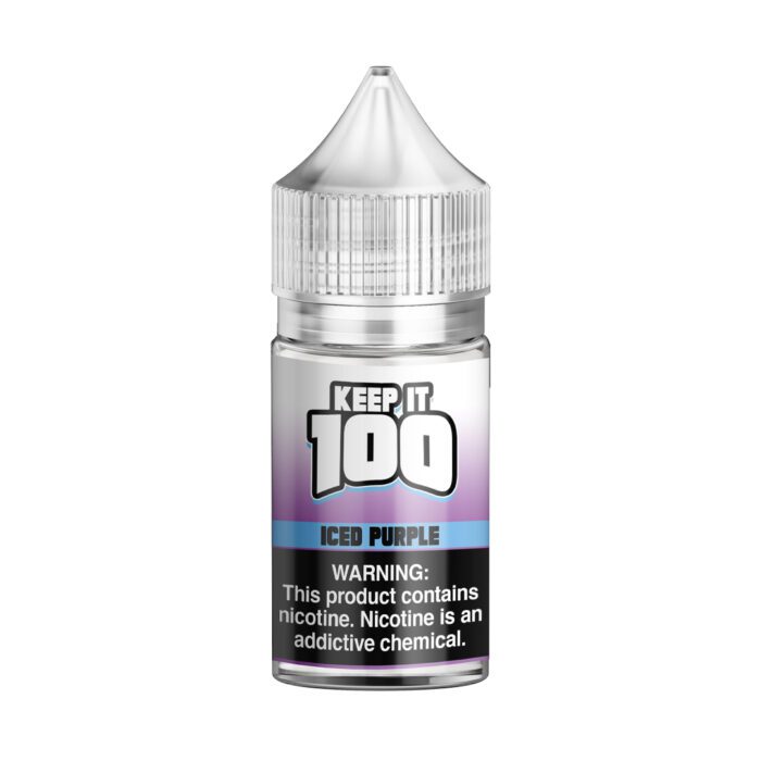 Buy Keep it 100 | Iced Purple | Ejuice | Eliquid | Salt |30 ml at Cheap Wholesale Distributor Deal Prices from ejuiceresellers.com